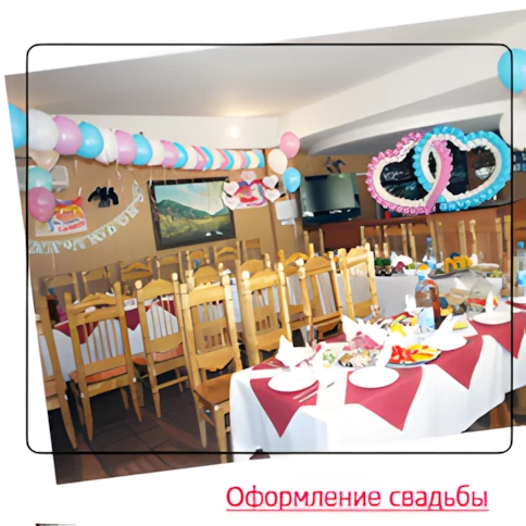 Свадебное оформление воздушными шарами в Омске